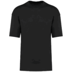 t shirt oversize personnalisé noir unisexe 220g pilou shop 64