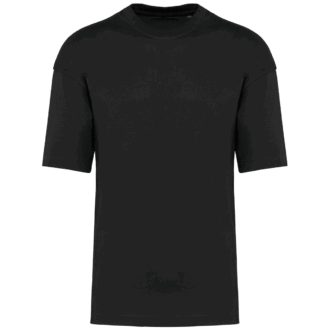 t shirt oversize personnalisé noir unisexe 220g pilou shop 64