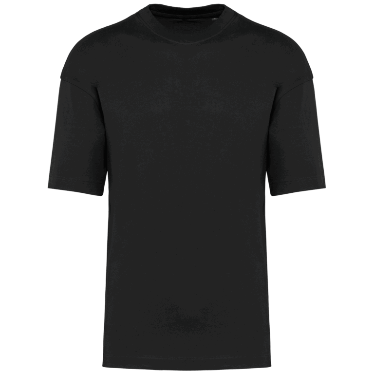 t shirt oversize personnalisé noir unisexe 220g pilou shop 64