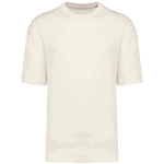 T-shirt blanc à manches courtes.
