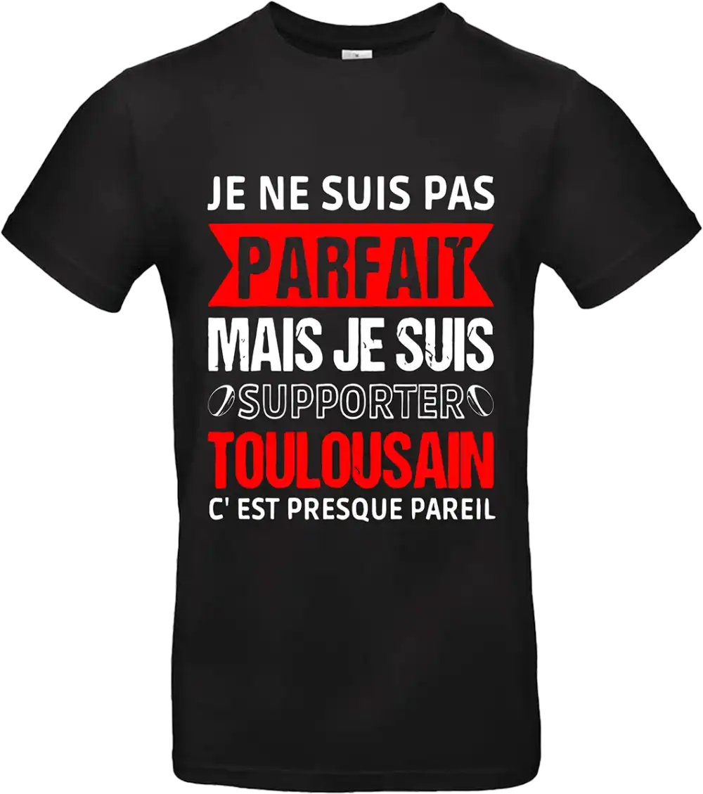 t shirt humour – supporter toulousain 🔴⚫