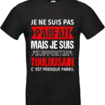 t shirt humour – supporter toulousain 🔴⚫