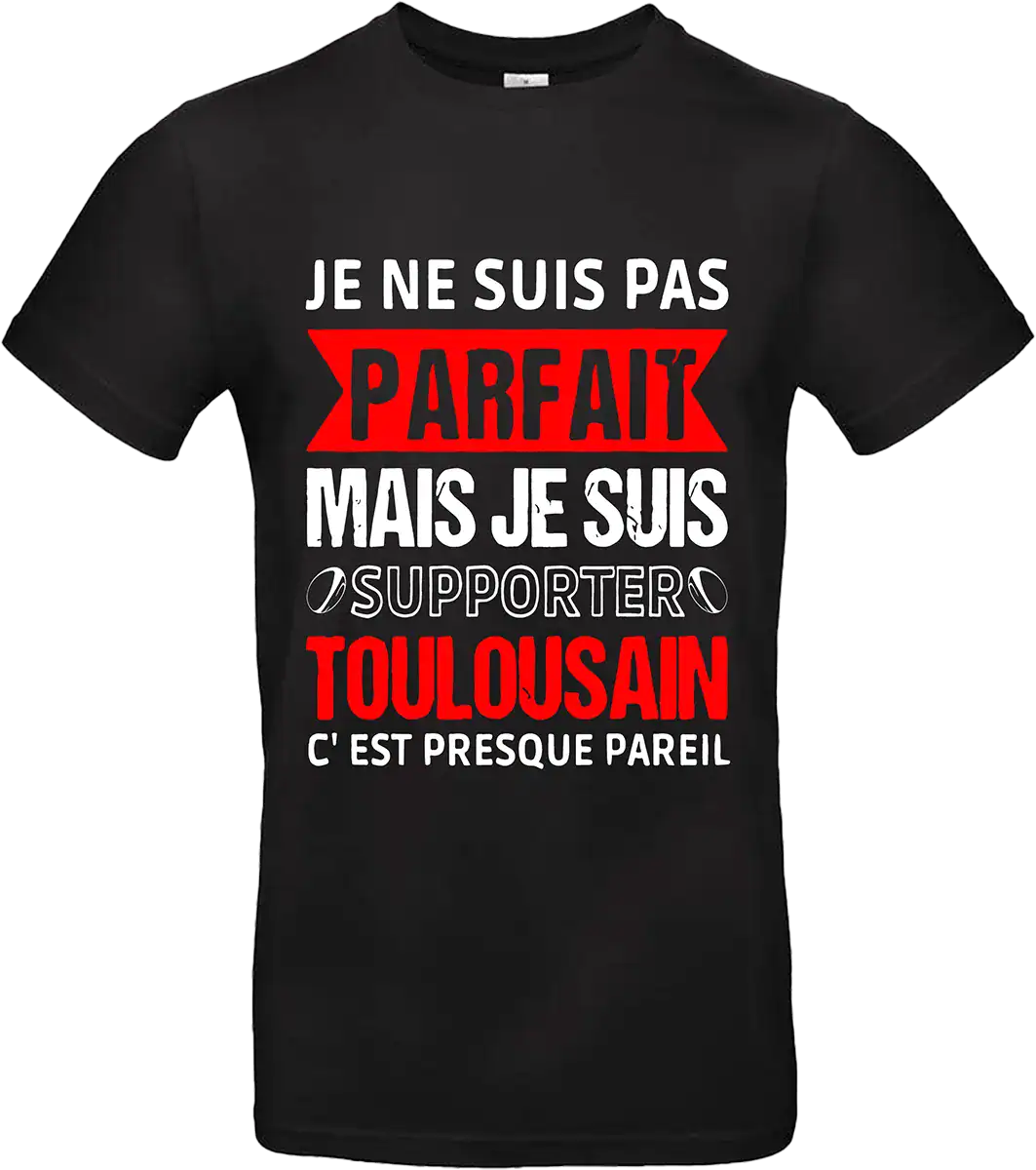 t shirt humour – supporter toulousain 🔴⚫