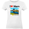 T shirt I Love Béarn Pic du Midi d Ossau impression premium