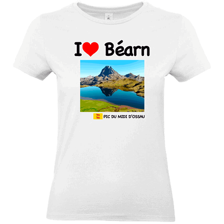 T-shirt Bearn avec Pic du Midi d Ossau.