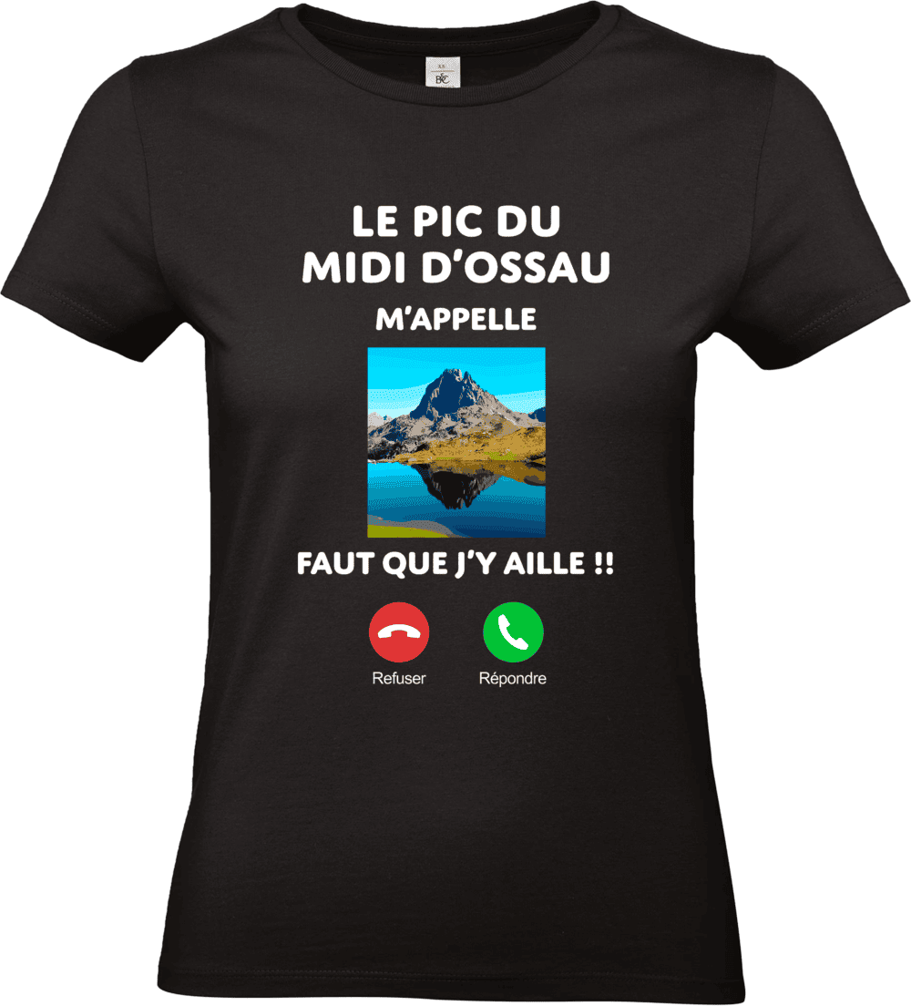 T-shirt Pic du Midi d'Ossau, appel nature.