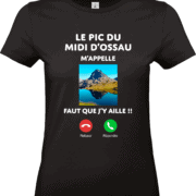T-shirt Pic du Midi d'Ossau, appel nature.