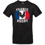 T-shirt rugby France coq tricolore.