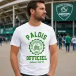 T-shirt Palois Officiel Forever Section porté par homme devant stade de rugby