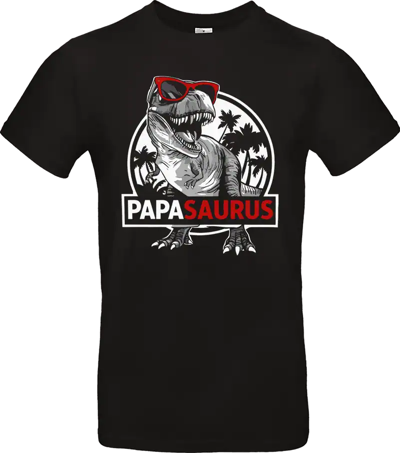 T shirt cadeau papa fete des peres dinosaure papa saurus