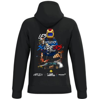 Sweat noir Les Meilleurs Soudeurs de France