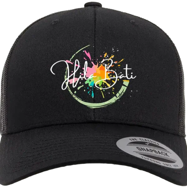 Casquette Hila Bati noire logo officiel impression DTF premium