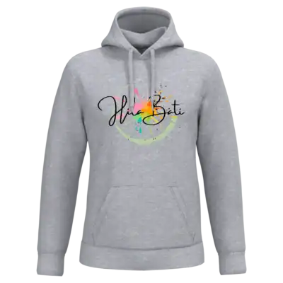 Sweat à capuche Hila Bati mixte avec logo officiel impression DTF premium