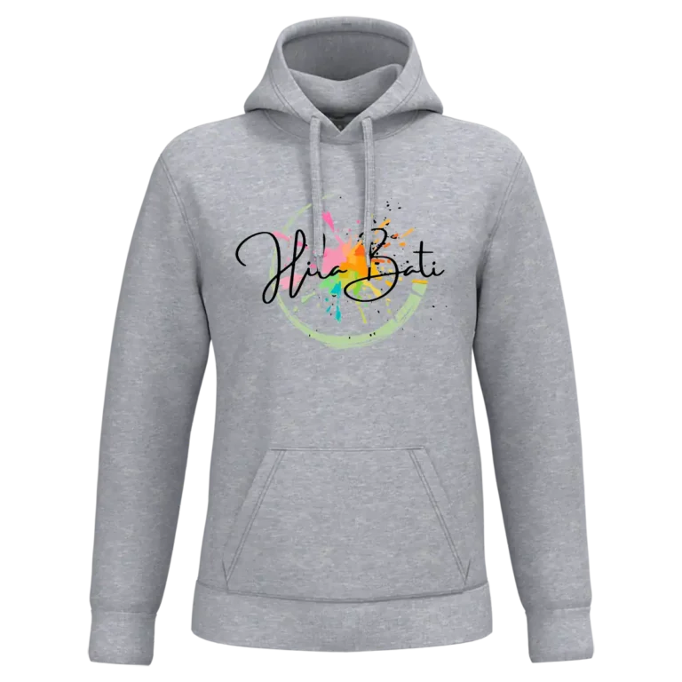 Sweat à capuche Hila Bati mixte avec logo officiel impression DTF premium