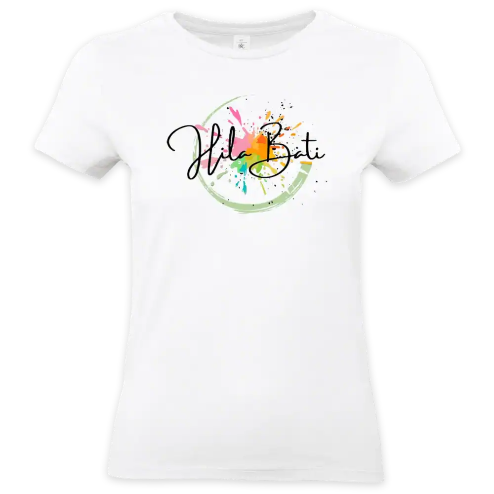 T-shirt Hila Bati avec logo officiel coloré impression DTF premium sur textile professionnel