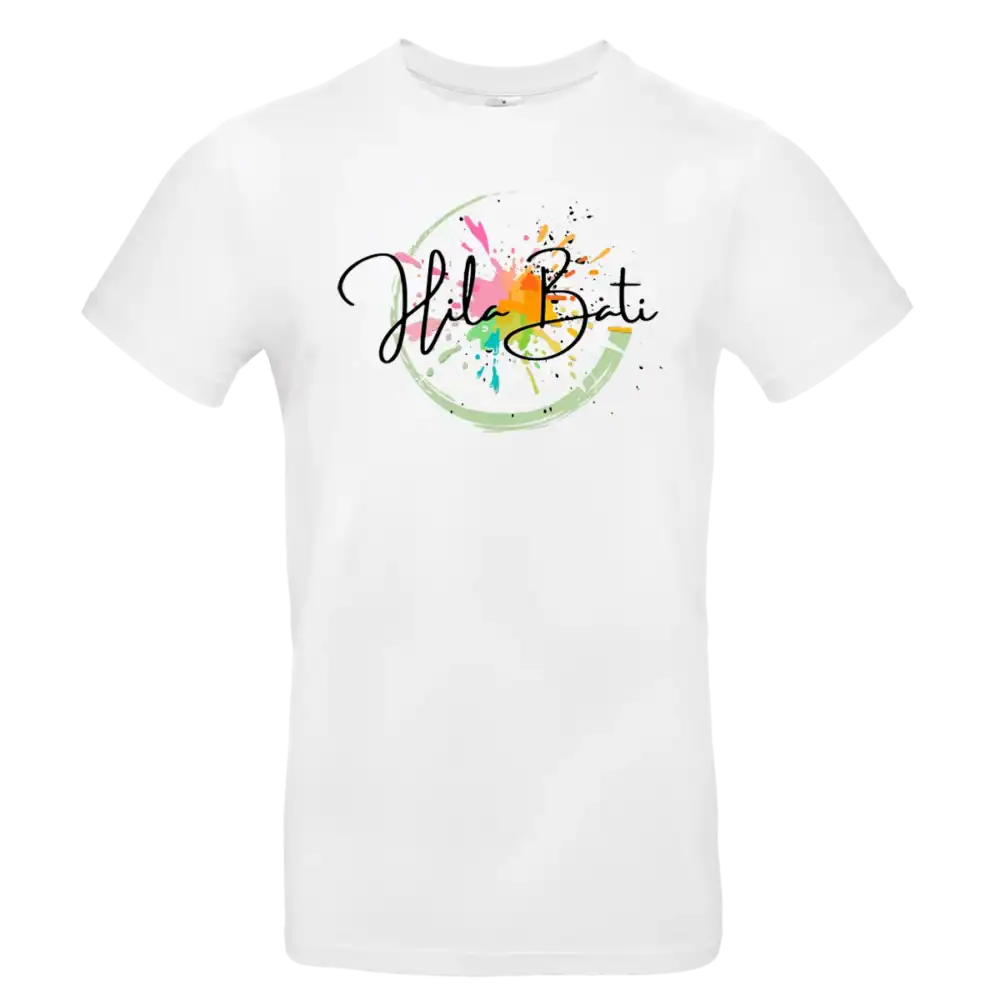 T-shirt Hila Bati avec logo officiel coloré impression DTF premium sur textile professionnel