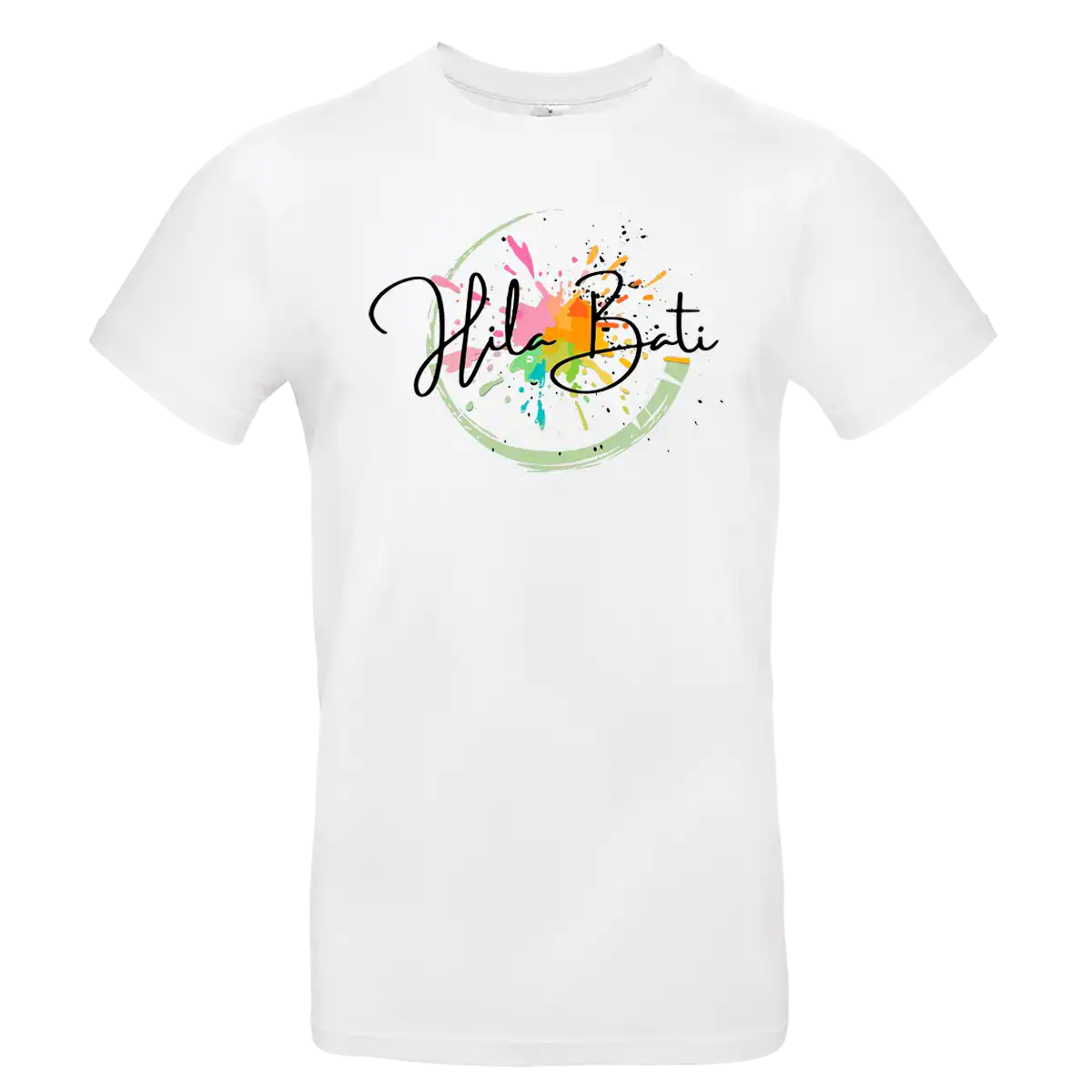 T-shirt Hila Bati avec logo officiel coloré impression DTF premium sur textile professionnel