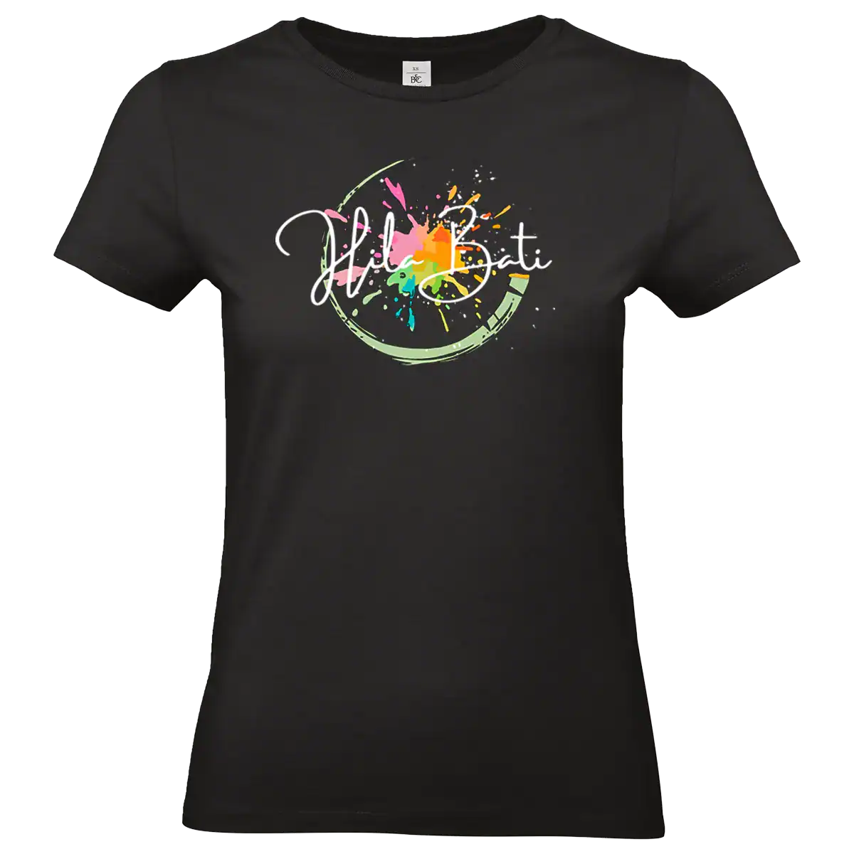 T-shirt Hila Bati avec logo officiel coloré impression DTF premium sur textile professionnel