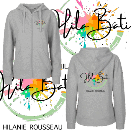 une veste de qualité siglé hila bati hilanie rousseau