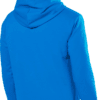 Homme portant un sweat à capuche bleu