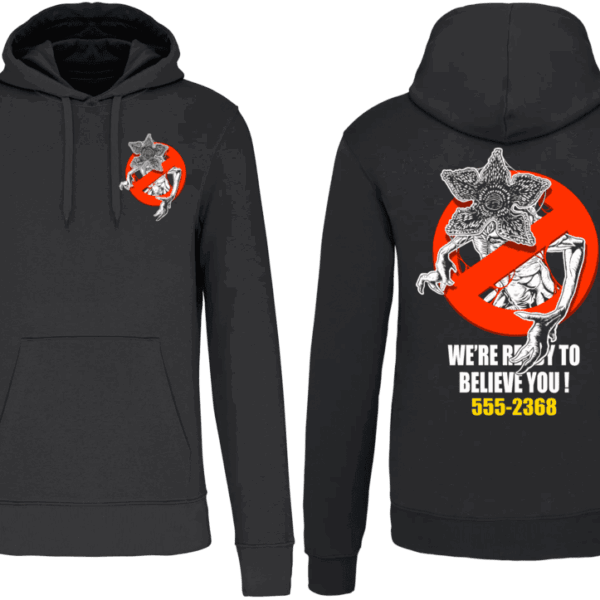 Sweat mixte Demoghostbusters édition limitée design Inktopus Pilou Shop 64