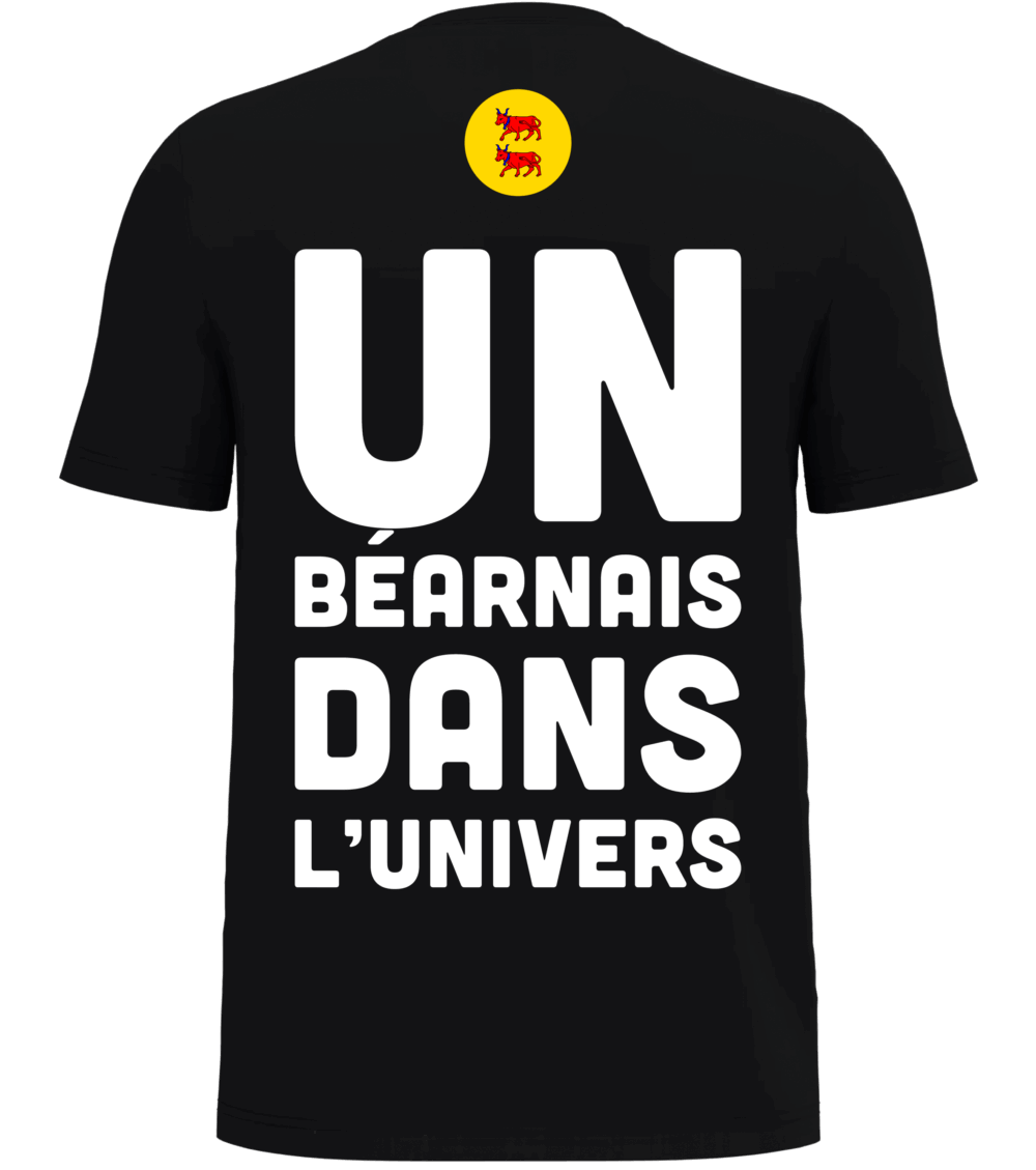 Béarn, Pau, Fier d’être Béarnais, Pilou Shop 64, Collection Locale, T-shirt Homme, DTF Premium, Humour Béarnais