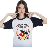 t shirt bearn fire club 64 porte Femme pilou shop 64