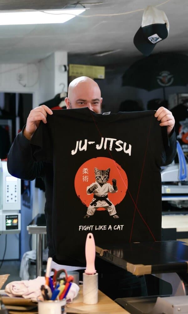 realisation du marquage sur tshirt par dtf