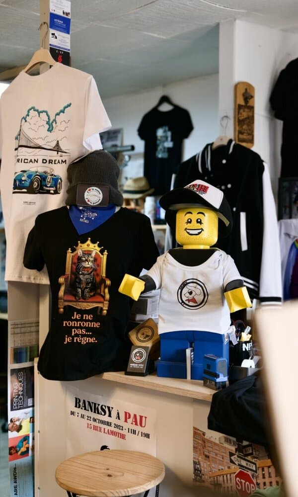 atelier de personnalisation de t-shirt et vetement a pau chez pilou shop expert premium qualité