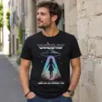 t shirt « emmène moi loin de ce monde fou »