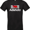t shirt adishatz style sportif avec vache béarnaise pilou shop 64 coupe homme noir
