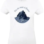 t shirt pic du midi d’ossau – design exclusif pilou shop 64 pour femme