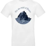 t shirt pic du midi d’ossau – design exclusif pilou shop 64 coupe unisexe
