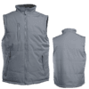 Gilet sans manches matelassé gris pour homme