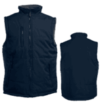 doudoune marine sans manche personnalisee Gilet sans manches bleu marine pour homme