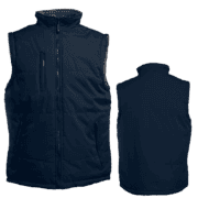 Gilet sans manches bleu marine pour homme