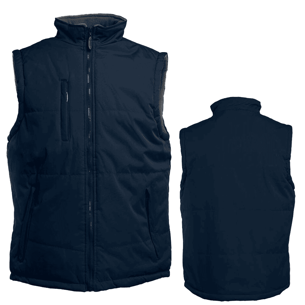Gilet sans manches bleu marine pour homme