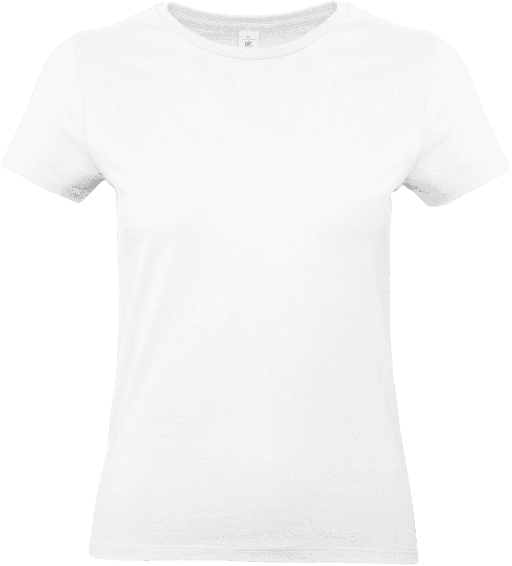 T-shirt blanc basique pour femme