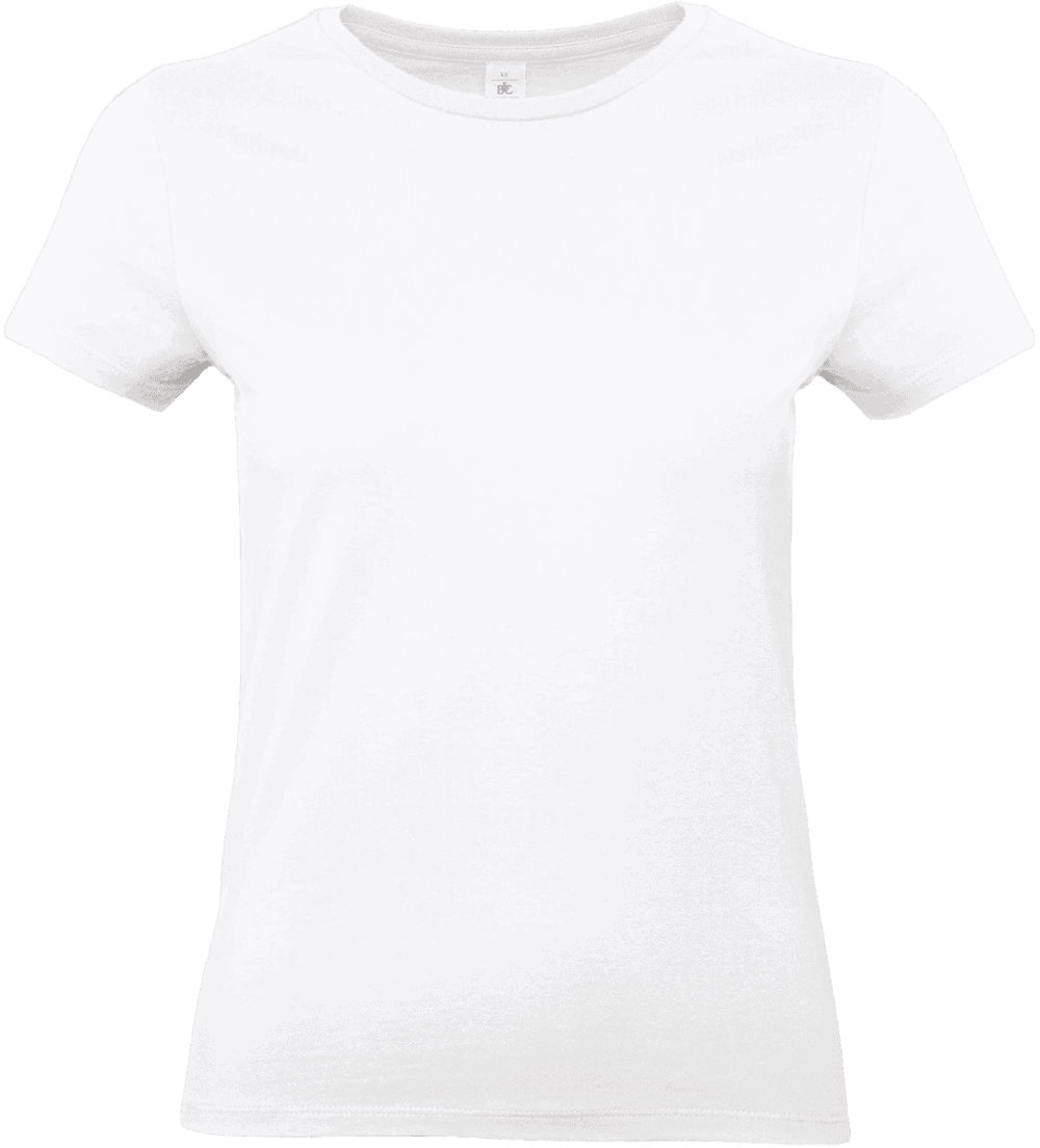 T-shirt blanc basique pour femme