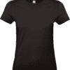 T-shirt noir basique pour femme