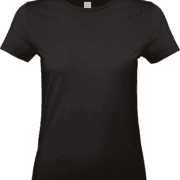 T-shirt noir basique pour femme