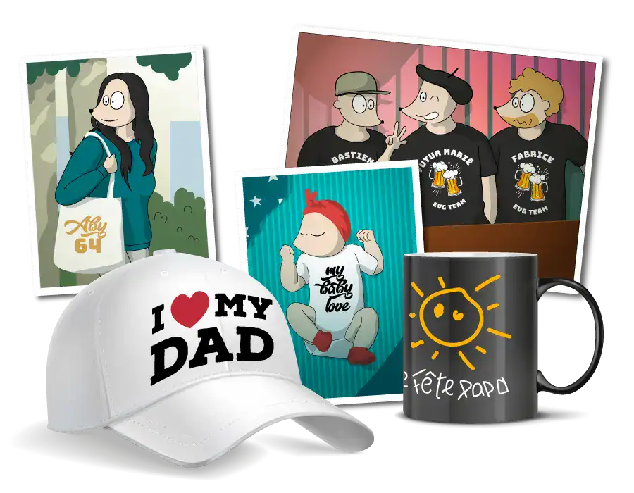 Personnalisation textile et cadeaux personnalisés Pilou Shop 64 à Pau