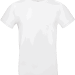 E190 HOMME BLANC PERSONNALISE T-shirt blanc basique à manches courtes