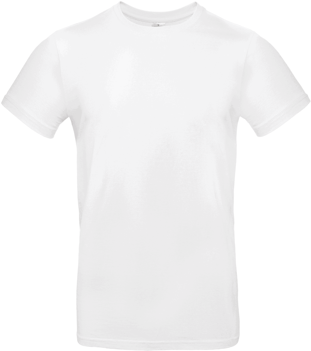 T-shirt blanc basique à manches courtes