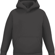 Sweat à capuche gris foncé basique unisexe a personnaliser