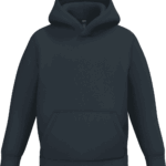 Sweat à capuche bleu marine unisexe a personnaliser