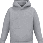 Sweat à capuche gris clair unisexe a personnaliser