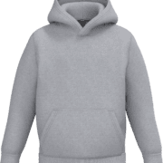 Sweat à capuche gris clair unisexe a personnaliser