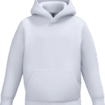 Sweat à capuche blanc simple pour enfant a personnaliser