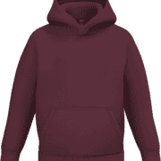 Sweat à capuche bordeaux unisexe a personnaliser